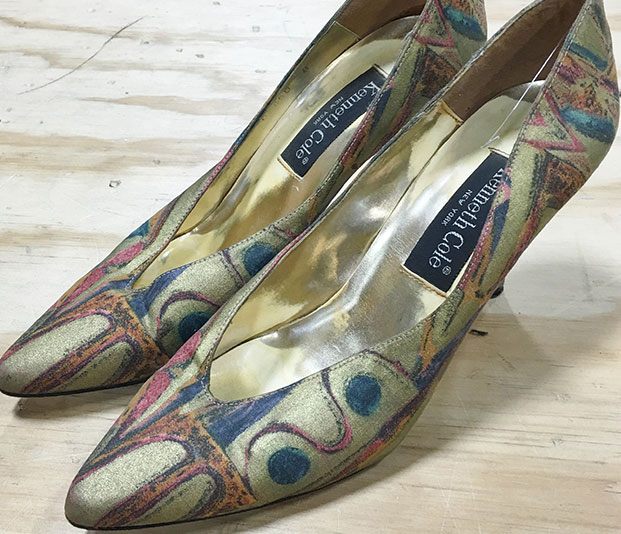 Kenneth cole vintage Printed high heels